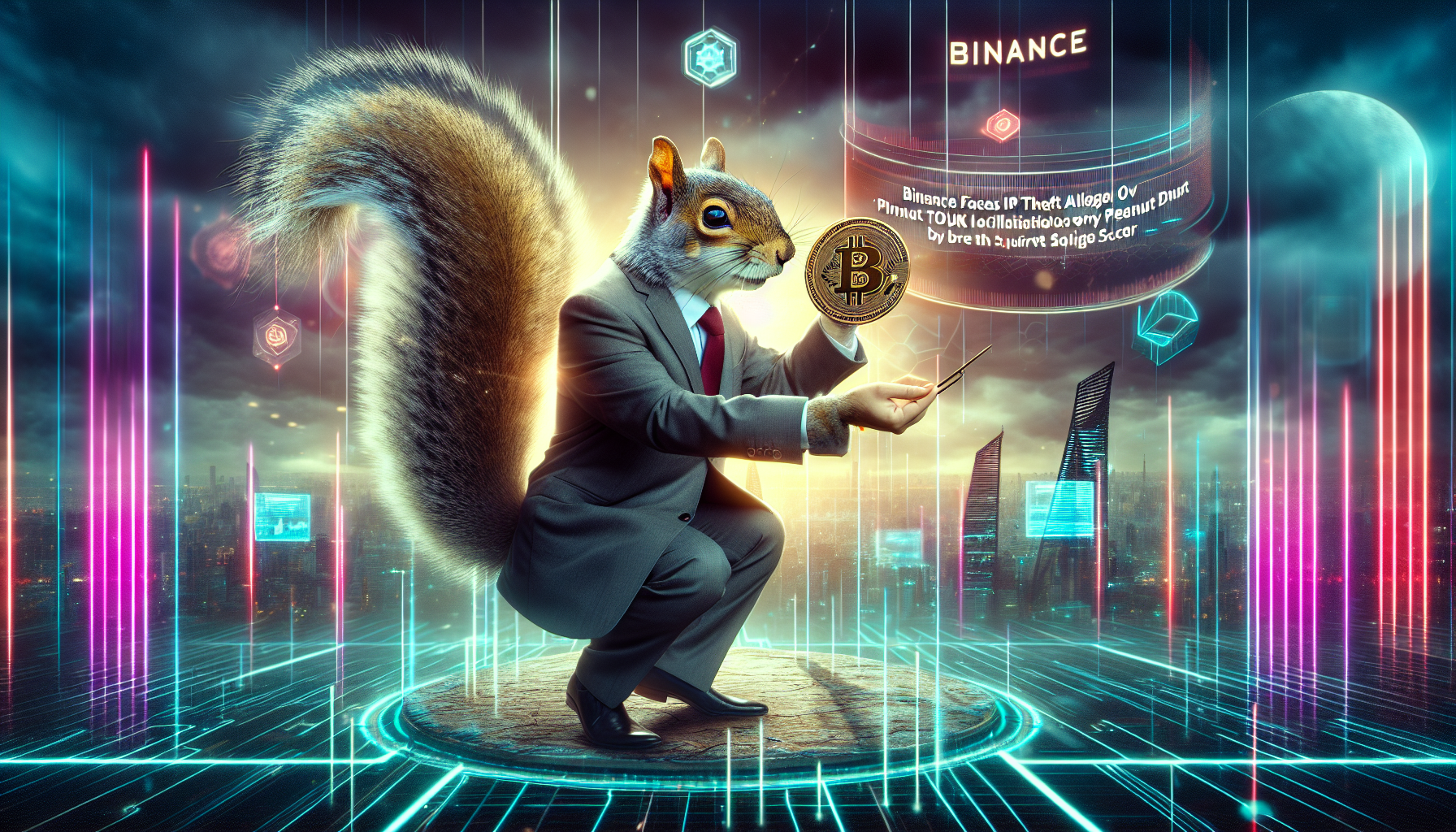 Binance Faces IP Theft Allegations Over PNUT Token by Peanut the Squirrel Owner