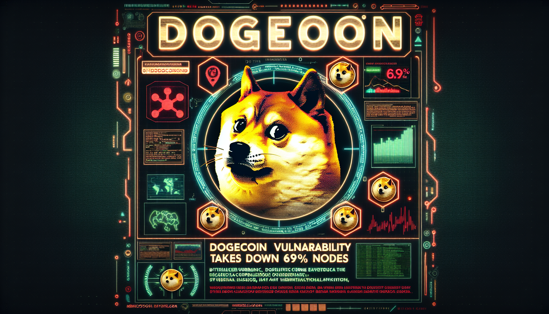 Dogecoin Vulnerability: Hacker Attack Takes Down 69% of Nodes