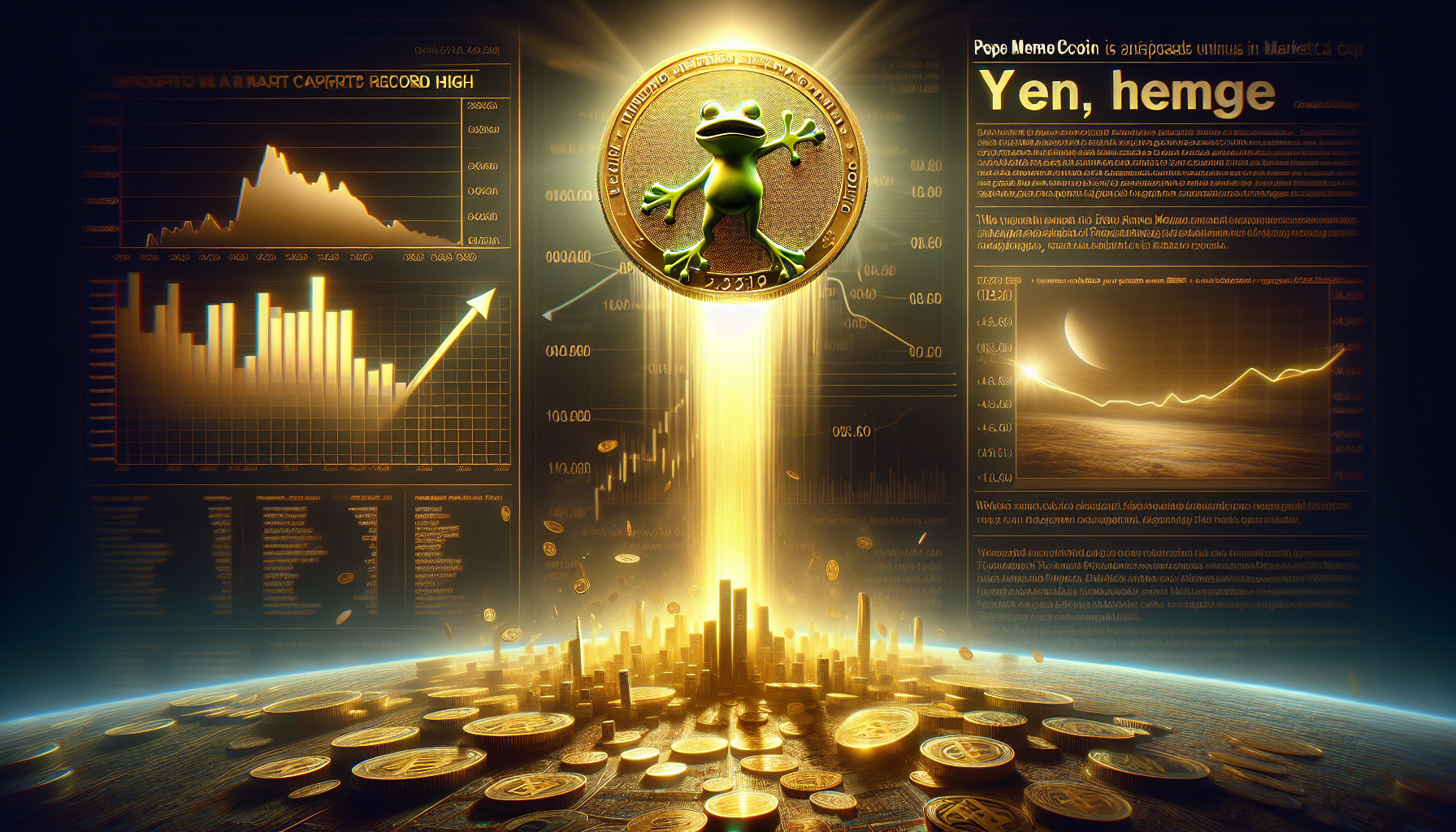 Pepe Memecoin Surpasses Uniswap in Market Cap, Reaches Record High