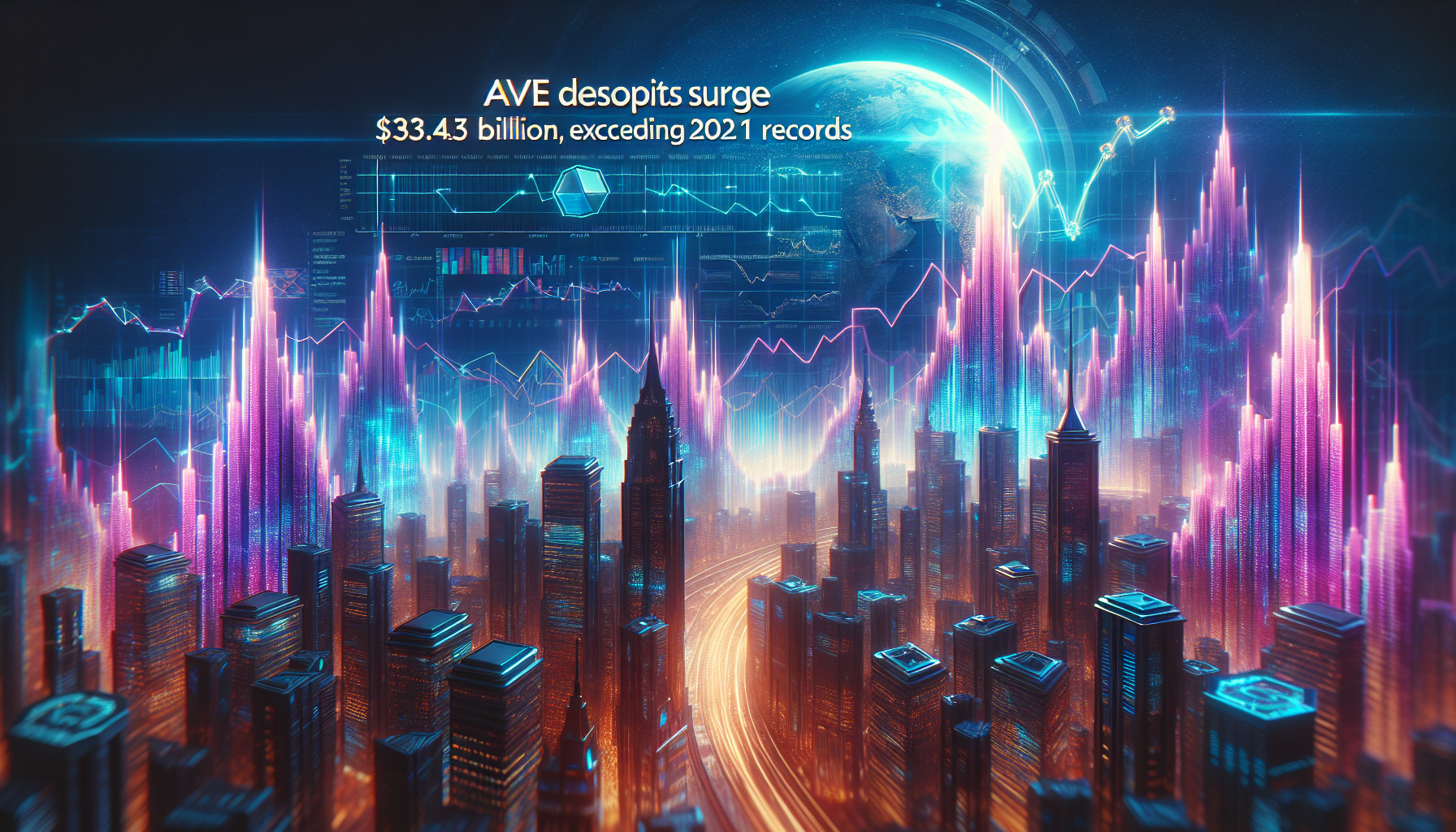 Aave Deposits Surge to $33.4 Billion, Exceeding 2021 Records