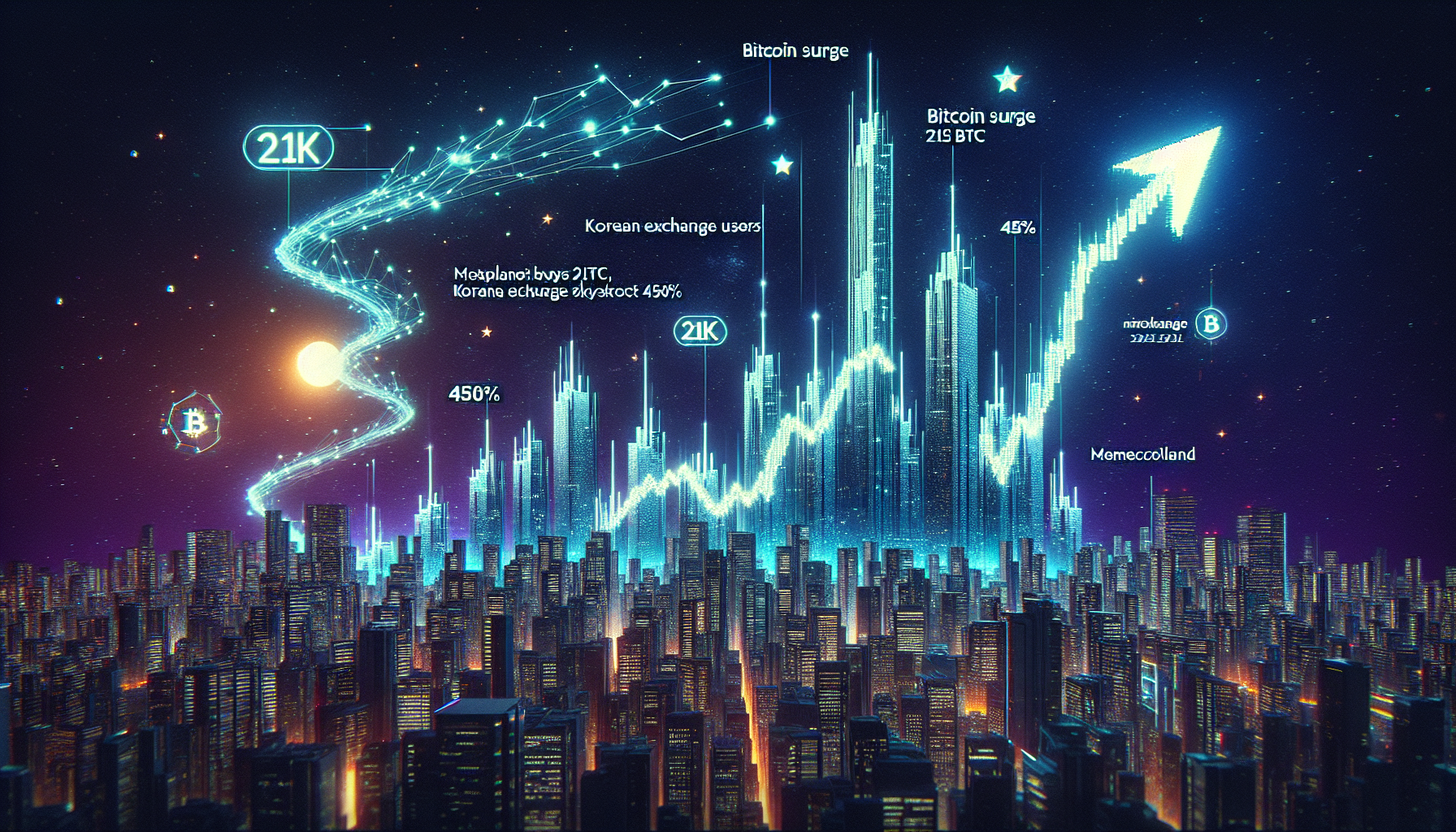 Bitcoin Surge: Metaplanet Buys 21K BTC, Korean Exchange Users Skyrocket 450%
