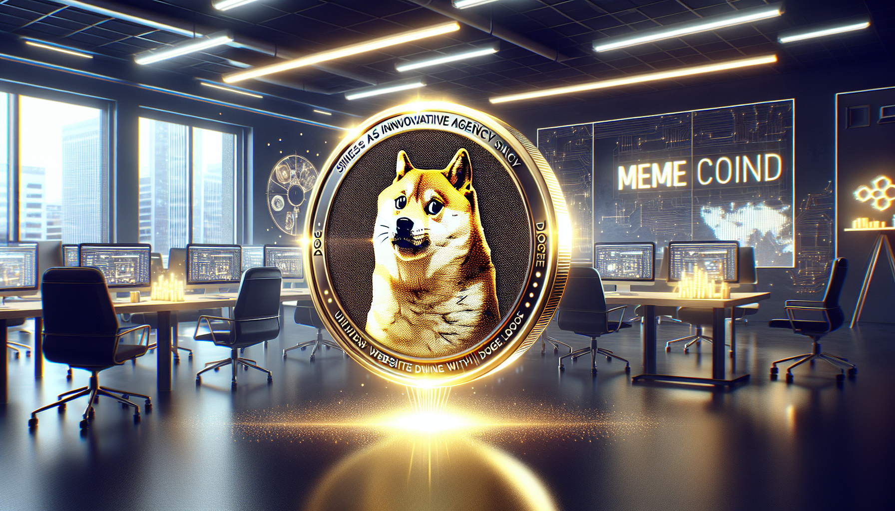 Dogecoin Shines as Musk's Agency Unveils New Website with DOGE Logo