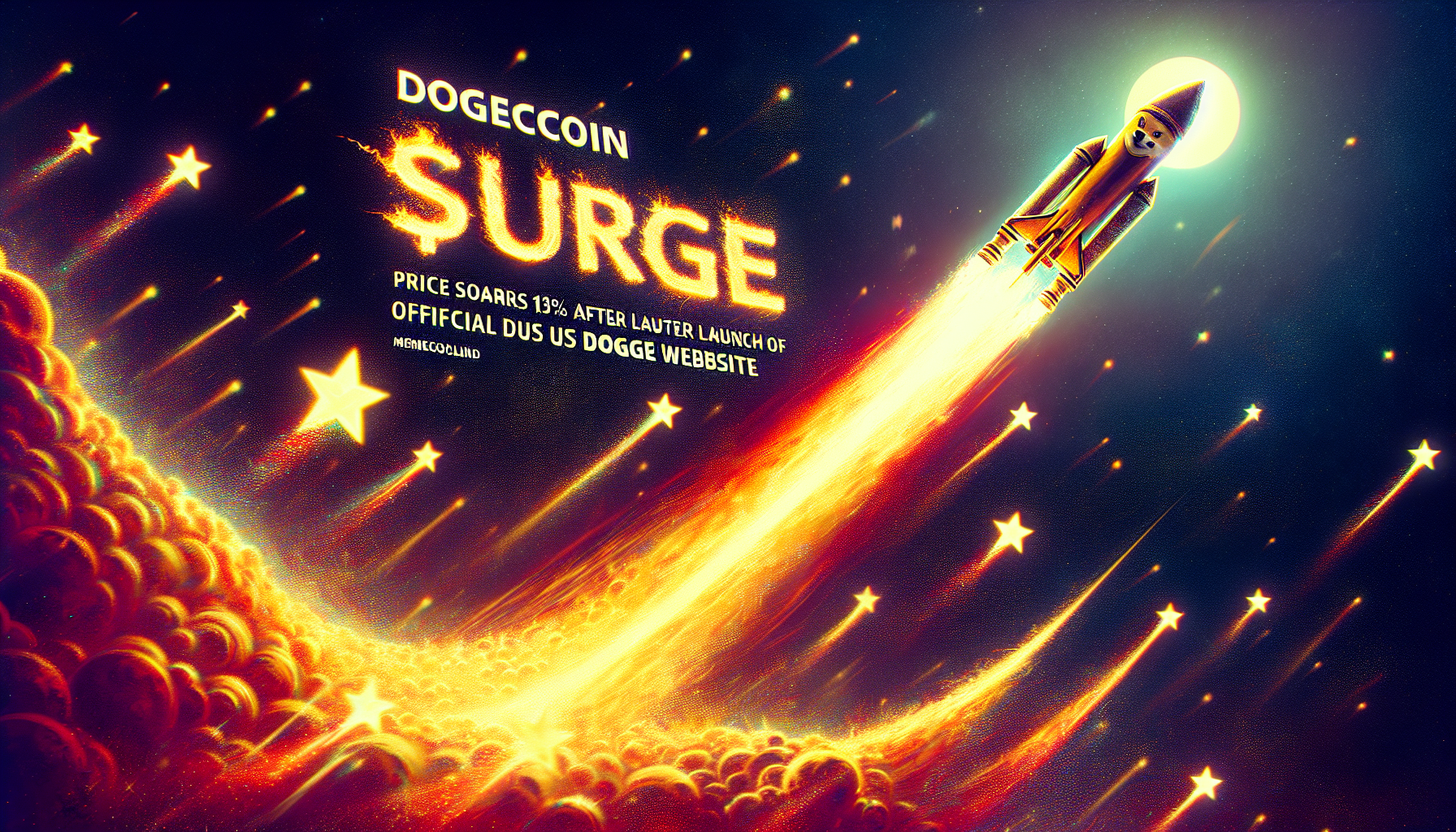 Dogecoin Surge: Price Soars 13% After Launch of Official US DOGE Website