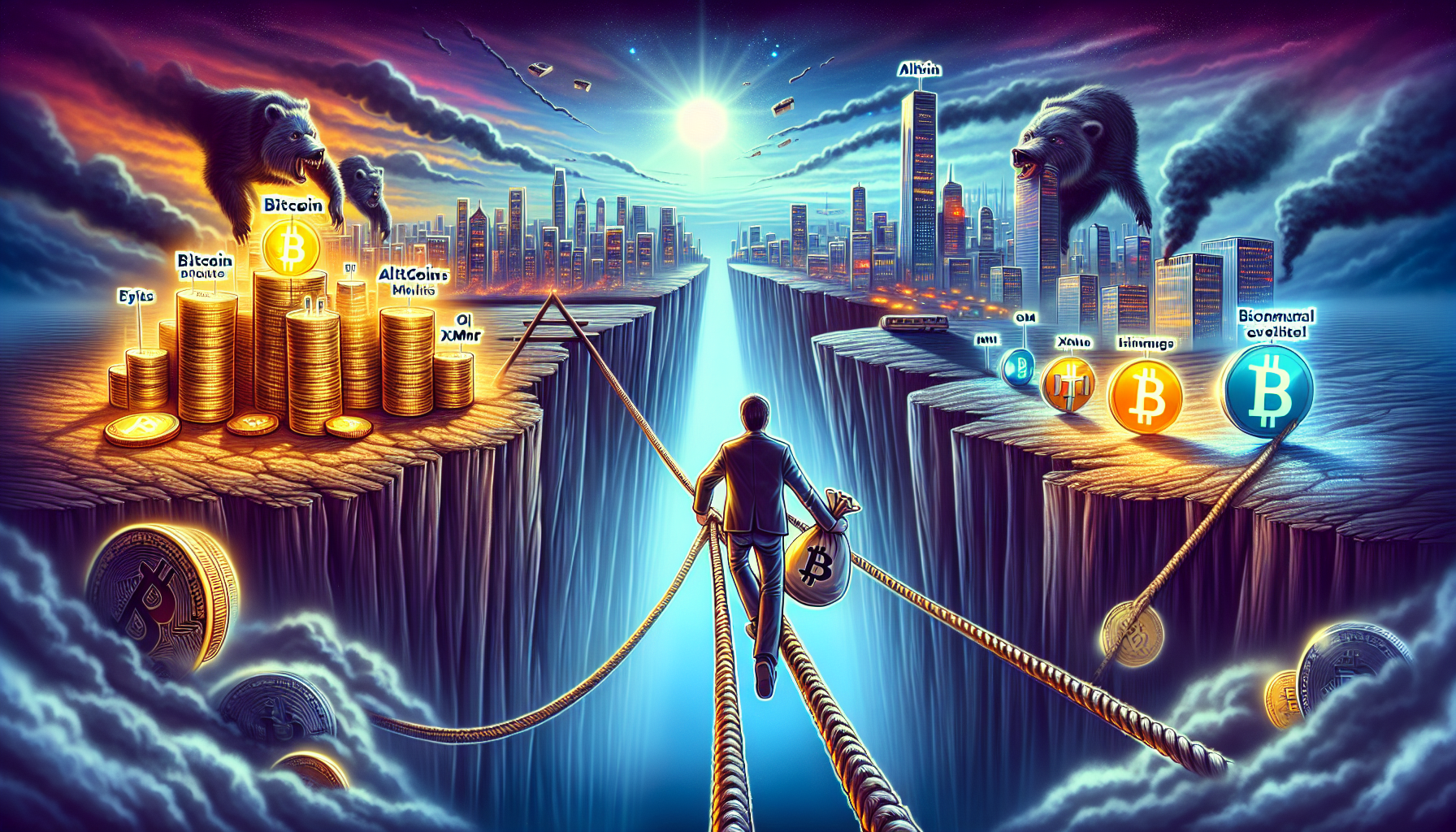 Bitcoin Drops to $96.8K Amid Trump Tariff Concerns: Altcoins OM, XMR, MNT, GT Shine