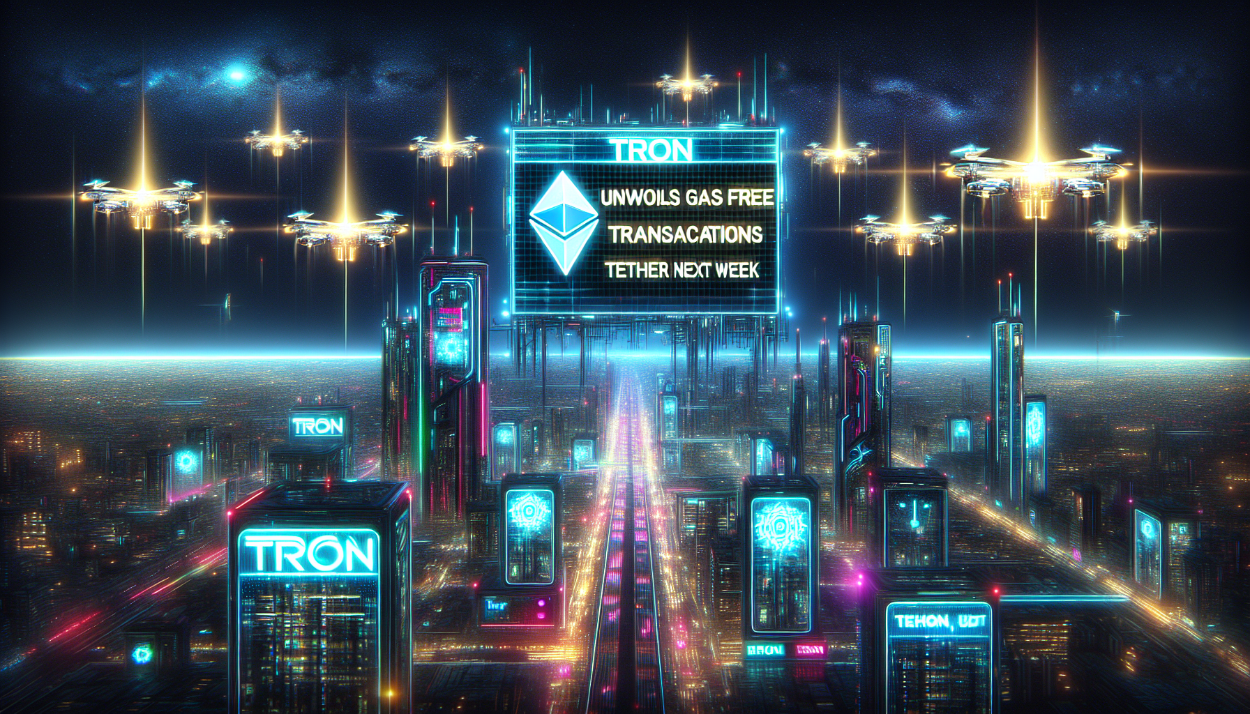 Tron Unveils Gas Free Transactions for Tether USDt Next Week