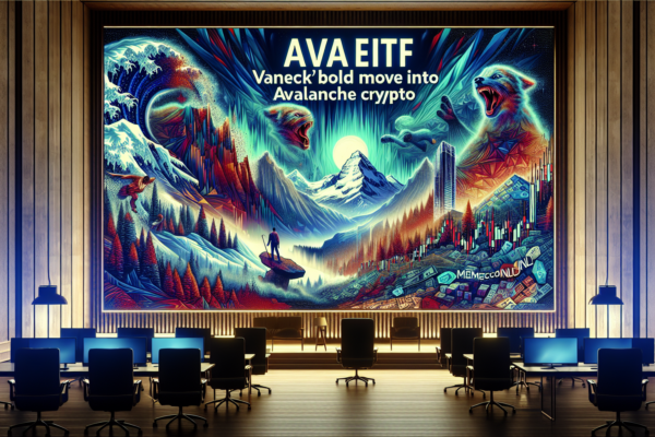 AVAX ETF: VanEck's Bold Move into Avalanche Crypto