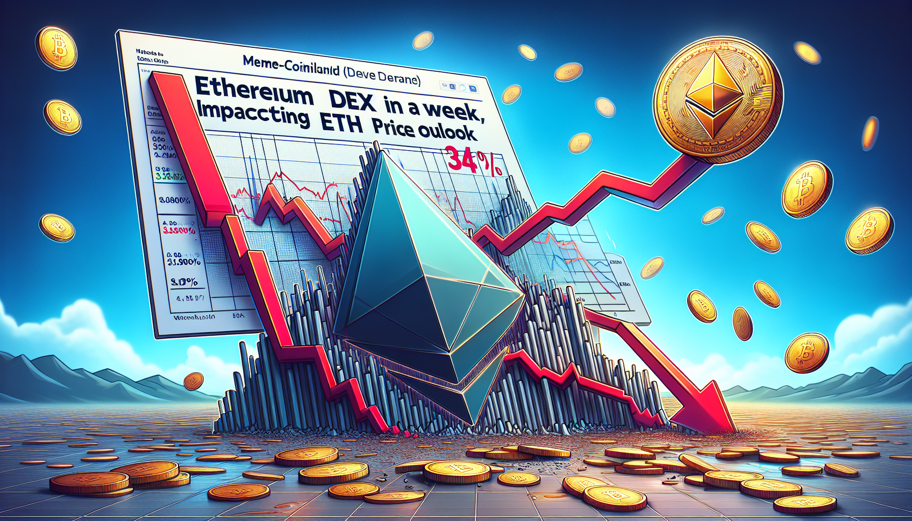 Ethereum DEX Volumes Plummet 34% in a Week, Impacting ETH Price Outlook