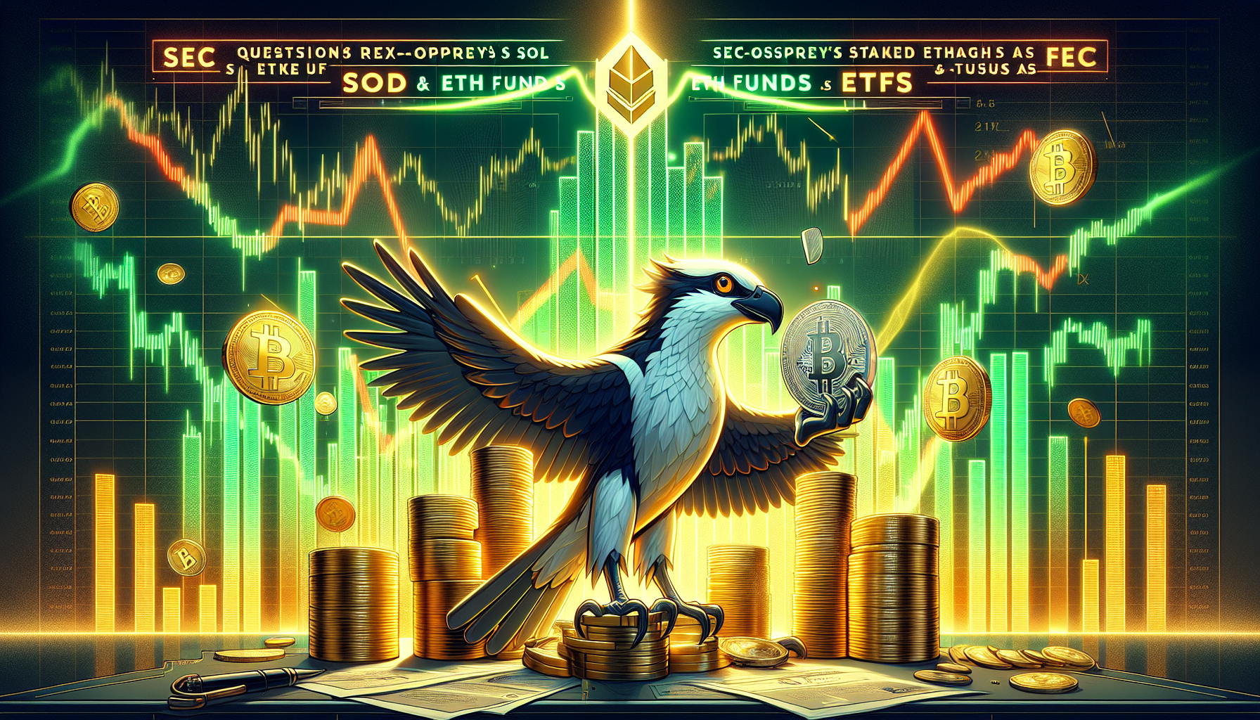 SEC Questions REX-Osprey's Staked SOL and ETH Funds as ETFs