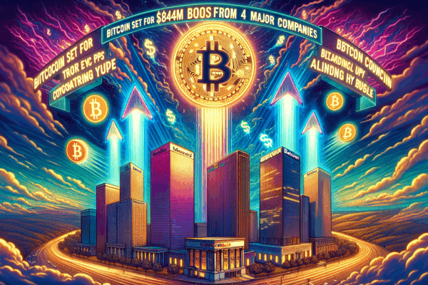 Bitcoin set for $844M boost from 4 major US companies alongside HYPE