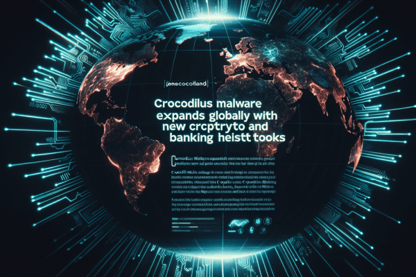 Crocodilus Malware Expands Globally with New Crypto and Banking Heist Tools