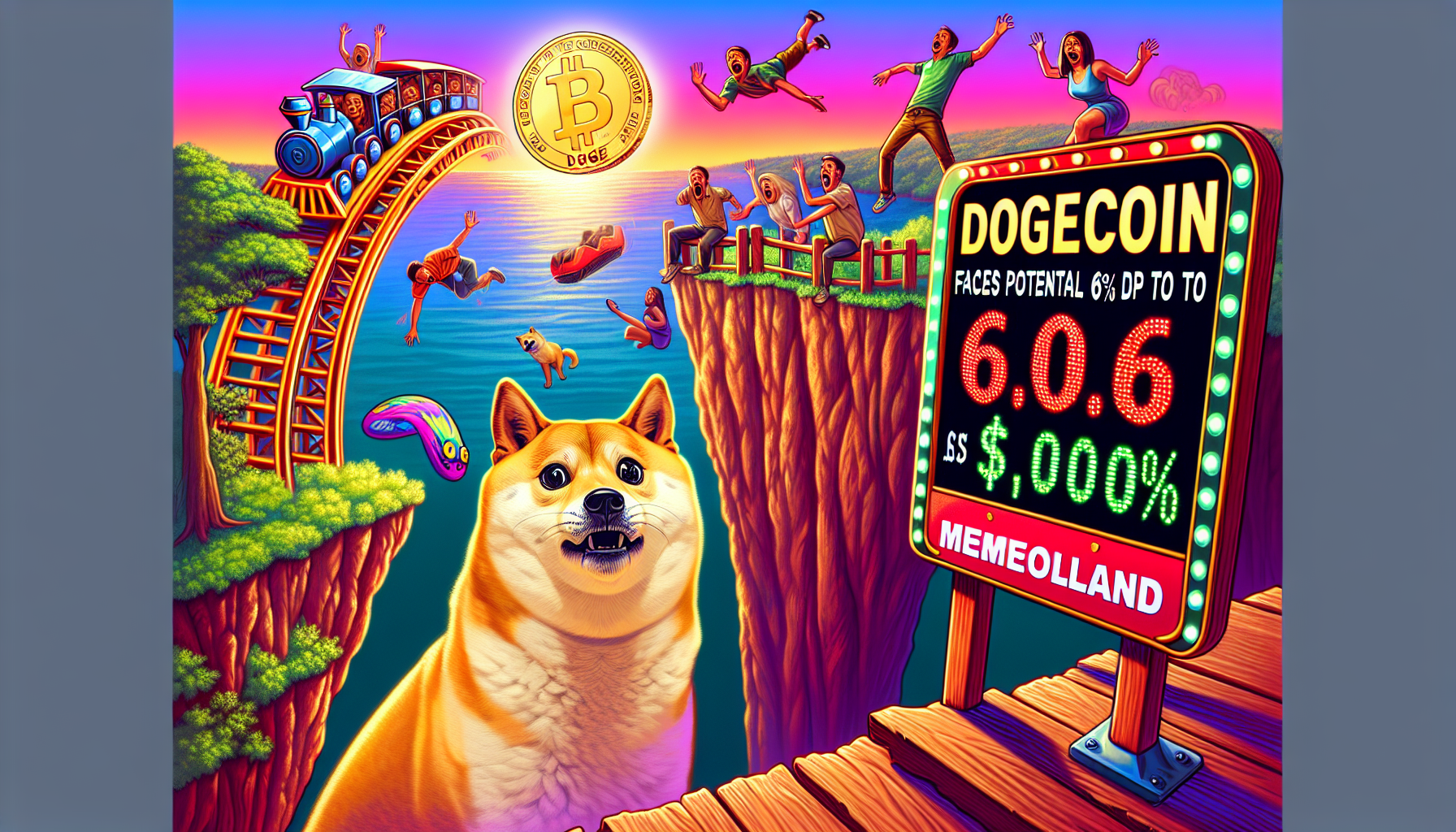 Dogecoin Faces Potential 66% Drop to $0.06 Amid Trump and Musk Tensions