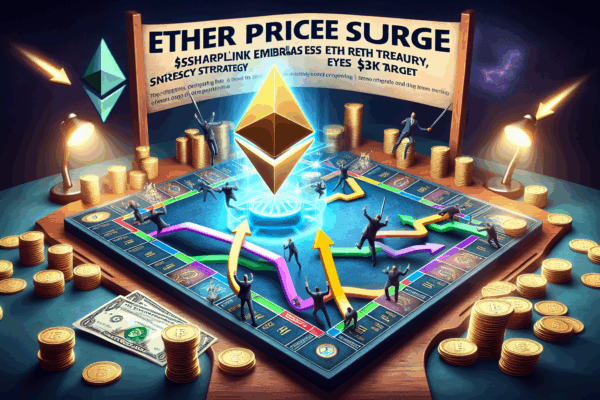 Ether Price Surge: SharpLink Embraces ETH Treasury Strategy, Eyes $3K Target Ether Price Surge: SharpLink Embraces ETH Treasury Strategy, Eyes $3K Target