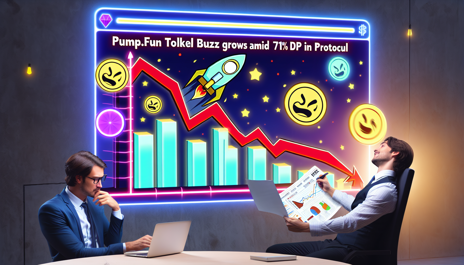 Pump.fun token buzz grows amid 71% dip in protocol revenue
