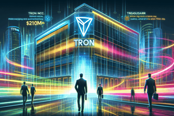 Tron Inc. Rebrands with $210M TRX Treasury and Justin Sun as Adviser