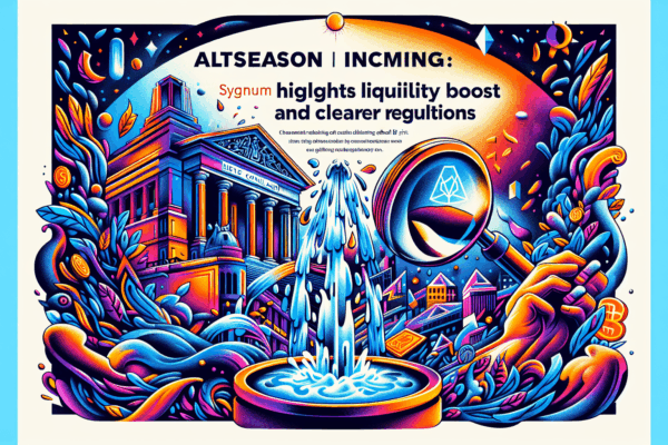 Altseason Incoming: Sygnum Highlights Liquidity Boost and Clearer Regulations