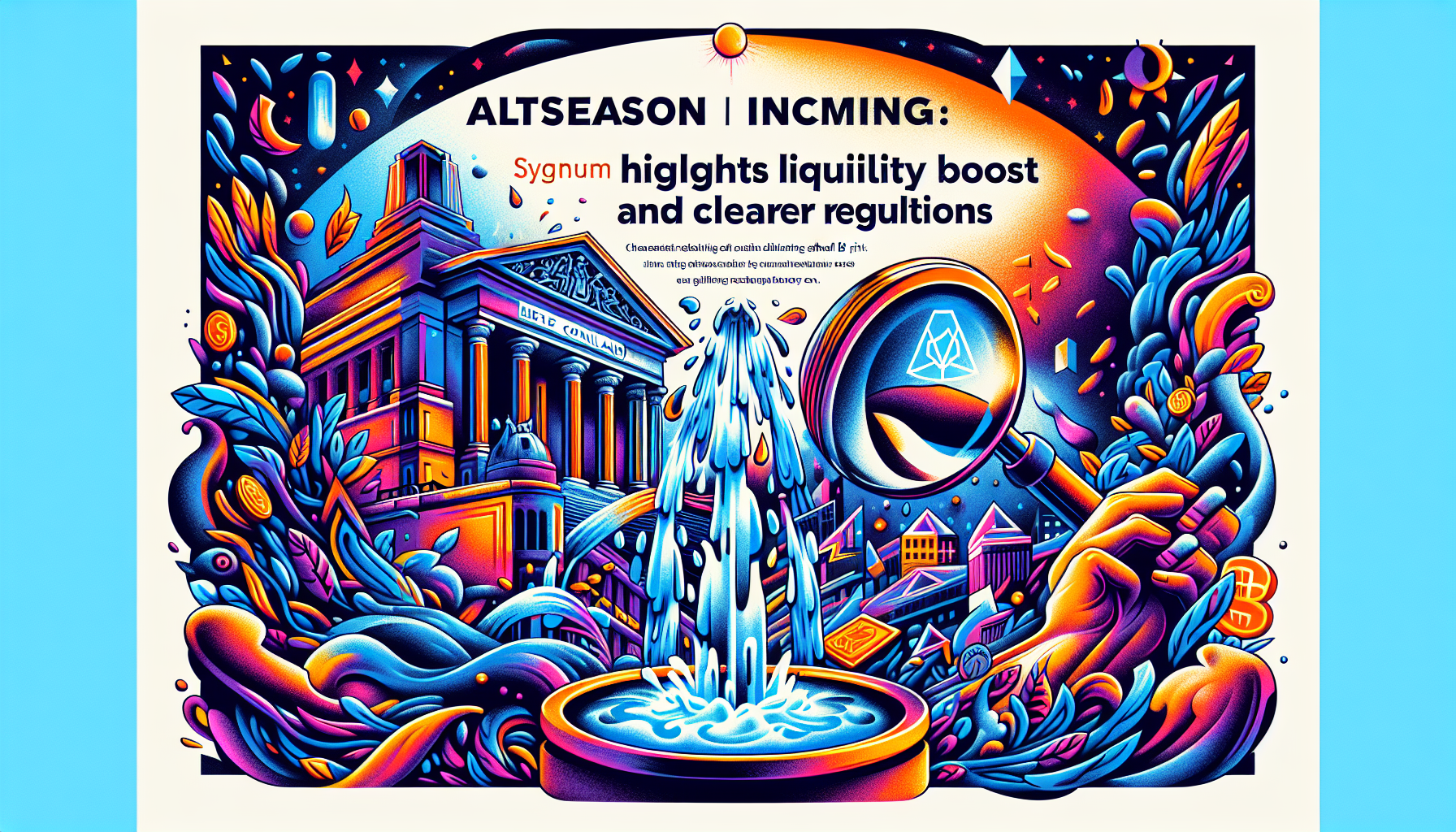 Altseason Incoming: Sygnum Highlights Liquidity Boost and Clearer Regulations