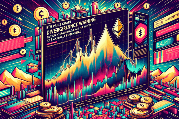 ETH price chart shows divergence warning but on-chain data hints at $4.5K rally potential