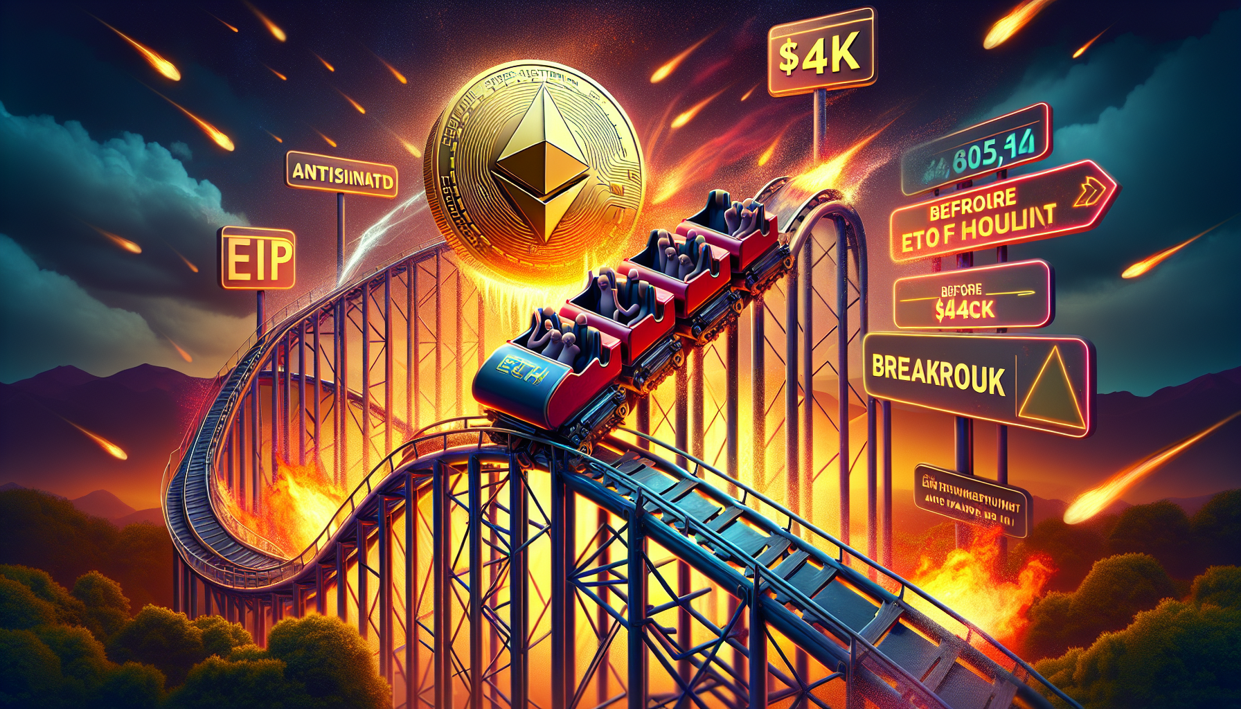 ETH traders anticipate dip before $4K breakout