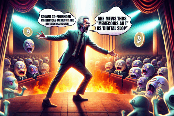 Solana Co-Founder Criticizes Memecoins and NFTs as 'Digital Slop' in Fiery Discussion