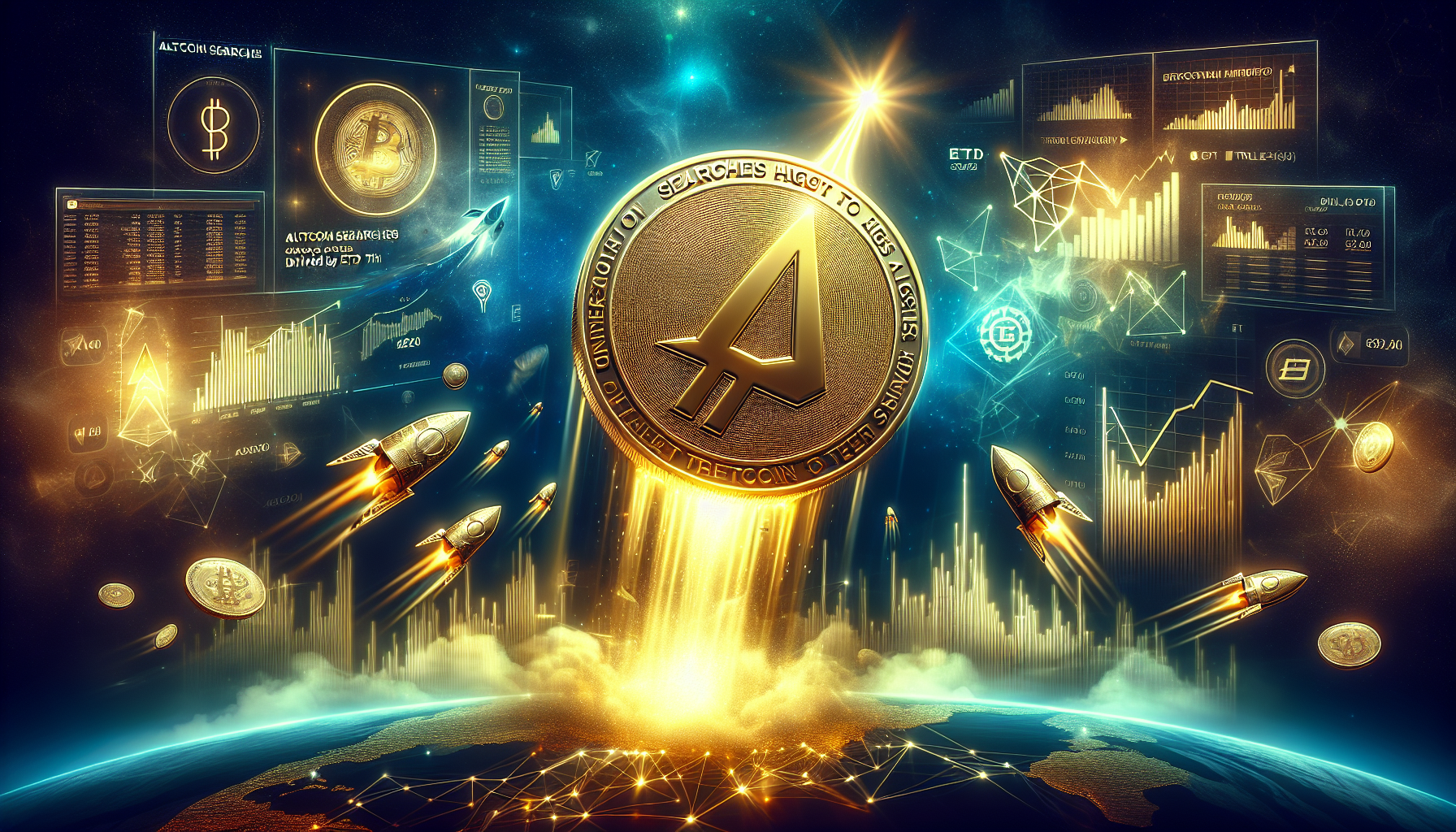 Altcoin searches soar to highest since 2021 driven by ETF and treasury developments