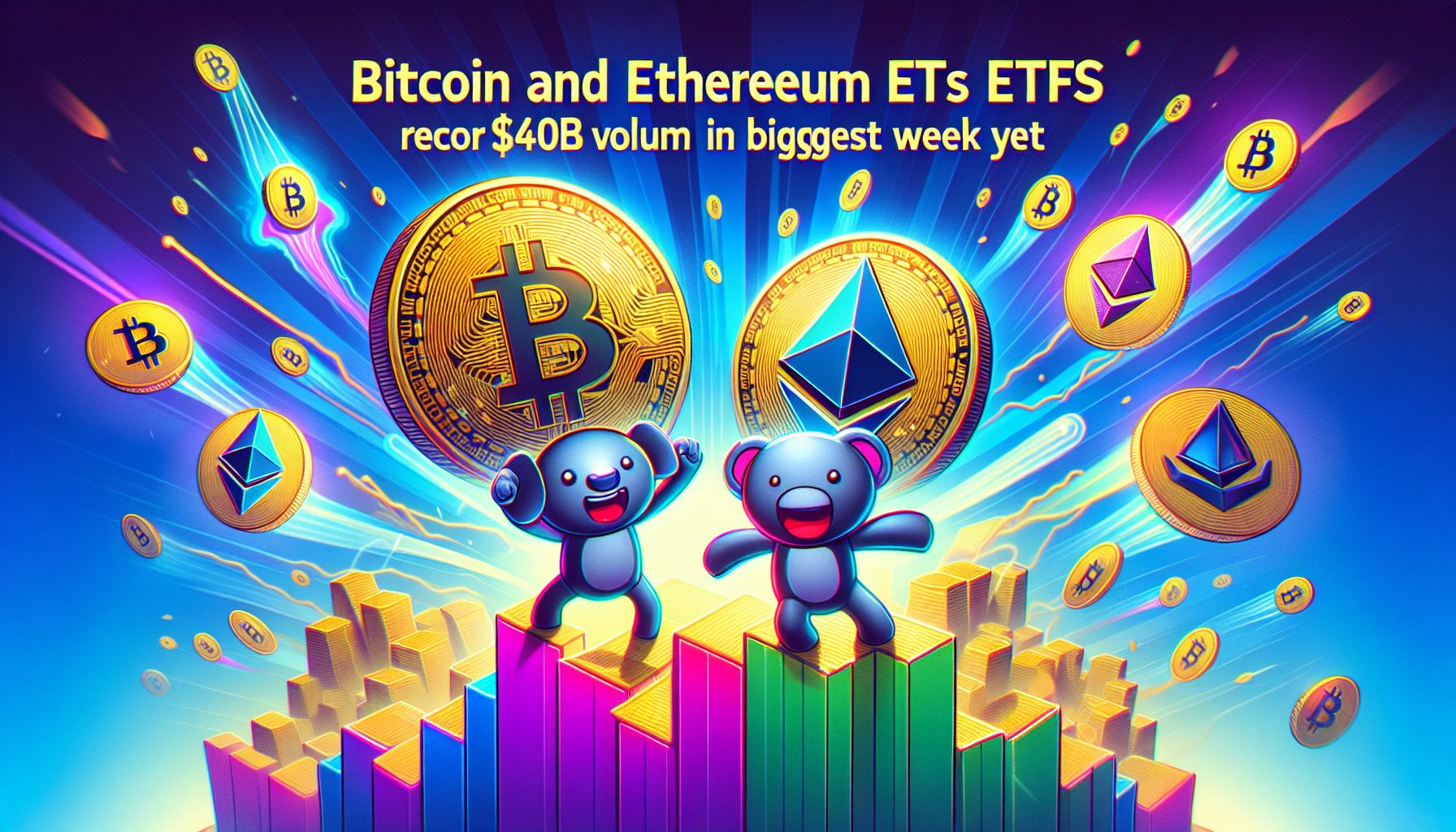 Bitcoin and Ethereum ETFs Hit Record $40B Trading Volume in Biggest Week Yet