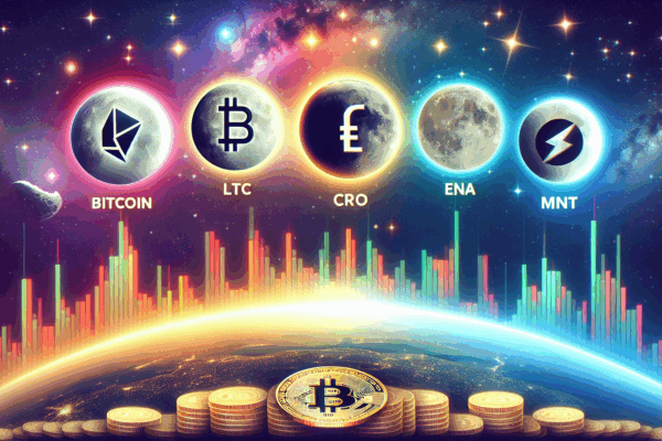 Bitcoin Dips as LTC, CRO, ENA, and MNT Shine on the Charts