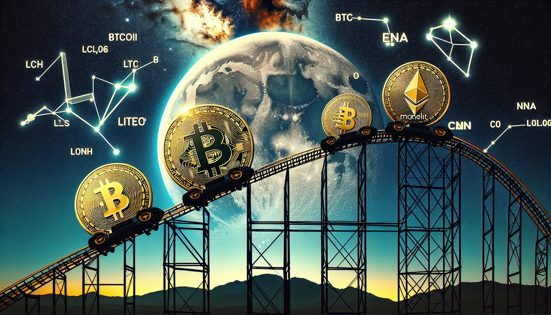 Bitcoin Dips While LTC, CRO, ENA, and MNT Shine on the Charts