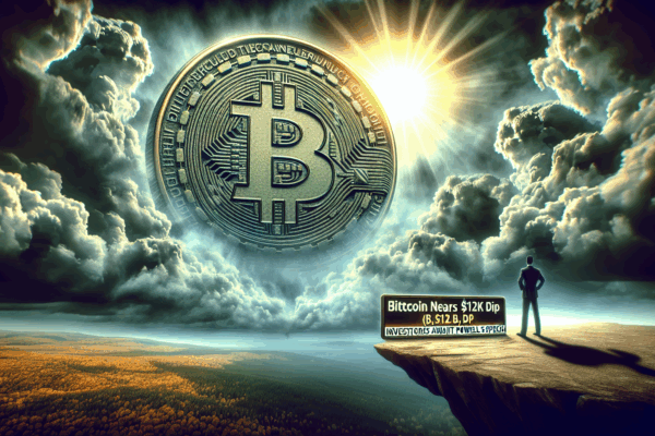 Bitcoin Nears $112K Dip: Investors Await Powell's Speech