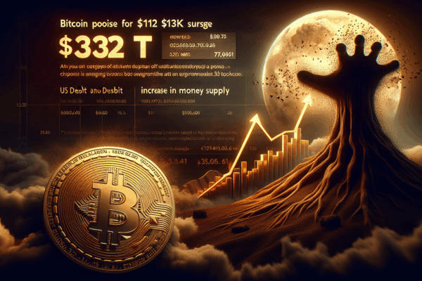 Bitcoin poised for $132K surge as US debt hits record $37T and M2 money supply grows