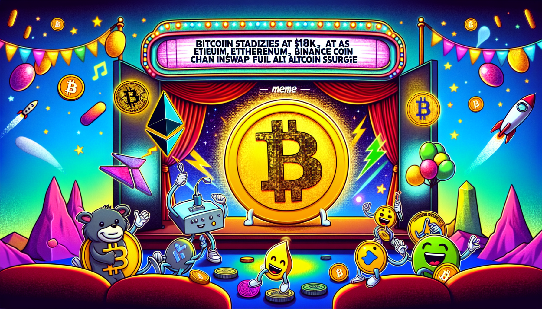 Bitcoin Steadies at $118K as Ethereum, Binance Coin, Chainlink, and Uniswap Fuel Altcoin Surge