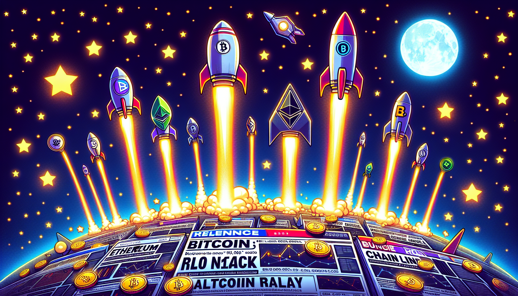 Bitcoin Surges to $118K as Ethereum, Binance Coin, Chainlink, and Uniswap Fuel Altcoin Rally
