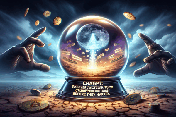 ChatGPT: Discover Altcoin Pump Predictions Before They Happen ChatGPT: Discover Altcoin Pump Predictions Before They Happen