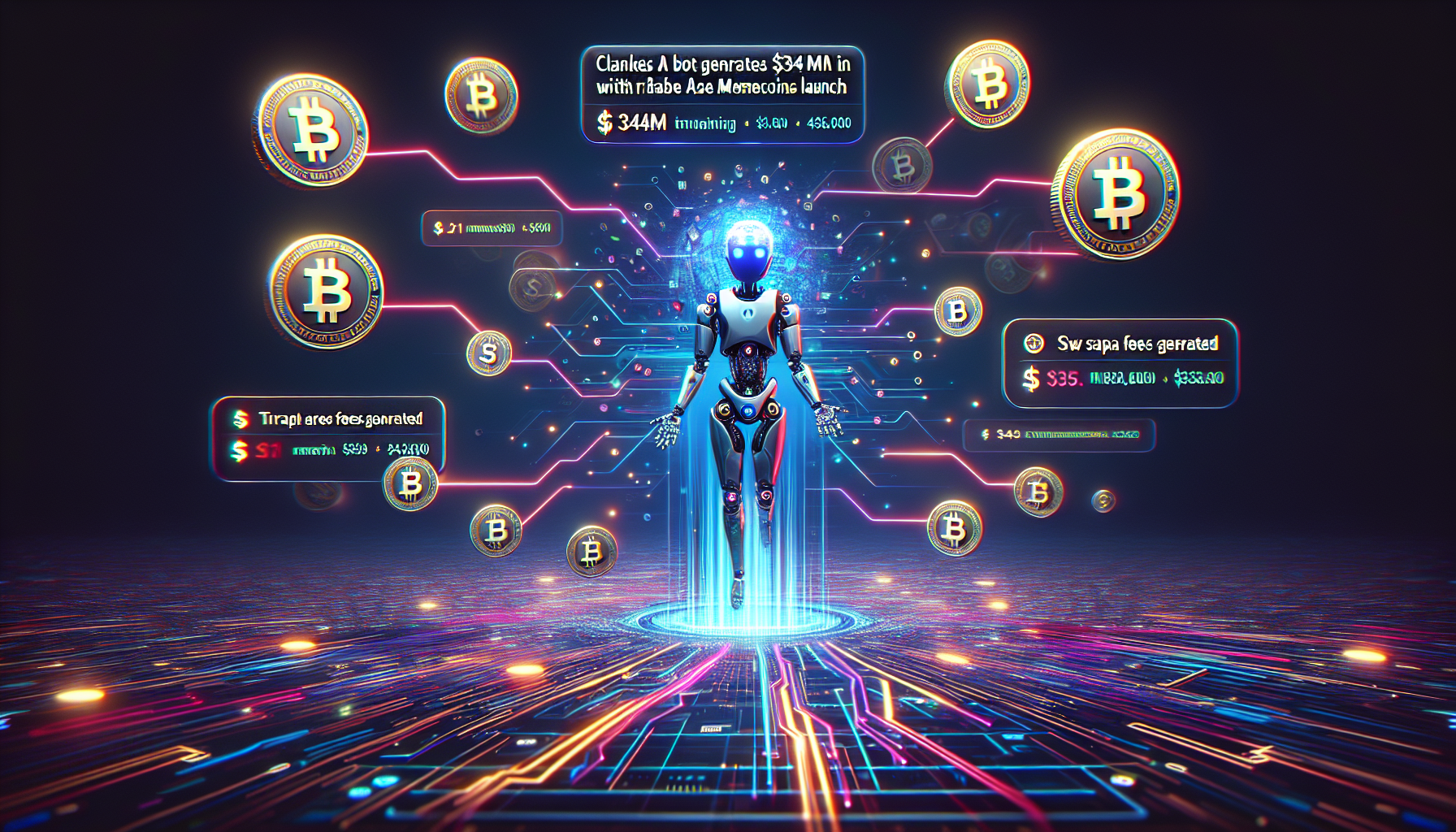 Clanker AI Bot Generates $34M in Swap Fees with Base Memecoins Launch