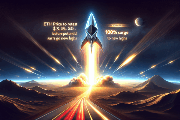 ETH price set to retest $3.9K before potential 100% surge to new highs
