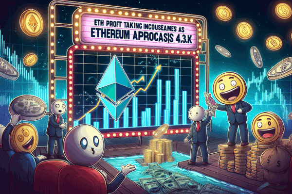 ETH Profit Taking Increases as Ethereum Approaches $4.3K