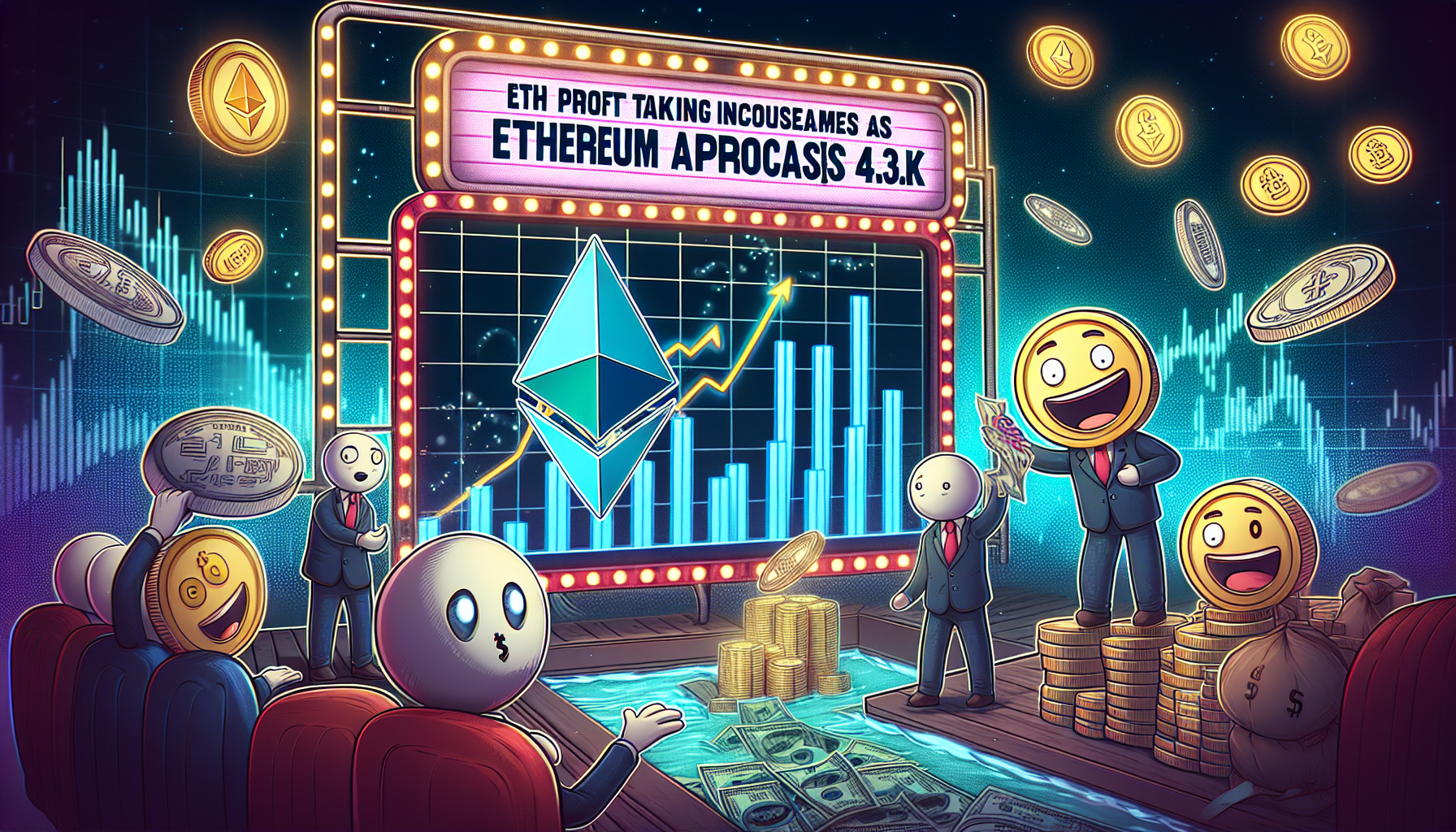 ETH Profit Taking Increases as Ethereum Approaches $4.3K