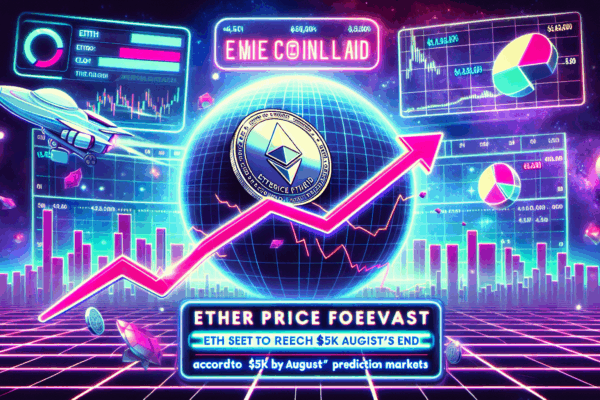 Ether price forecast: ETH set to reach $5K by August's end according to prediction markets