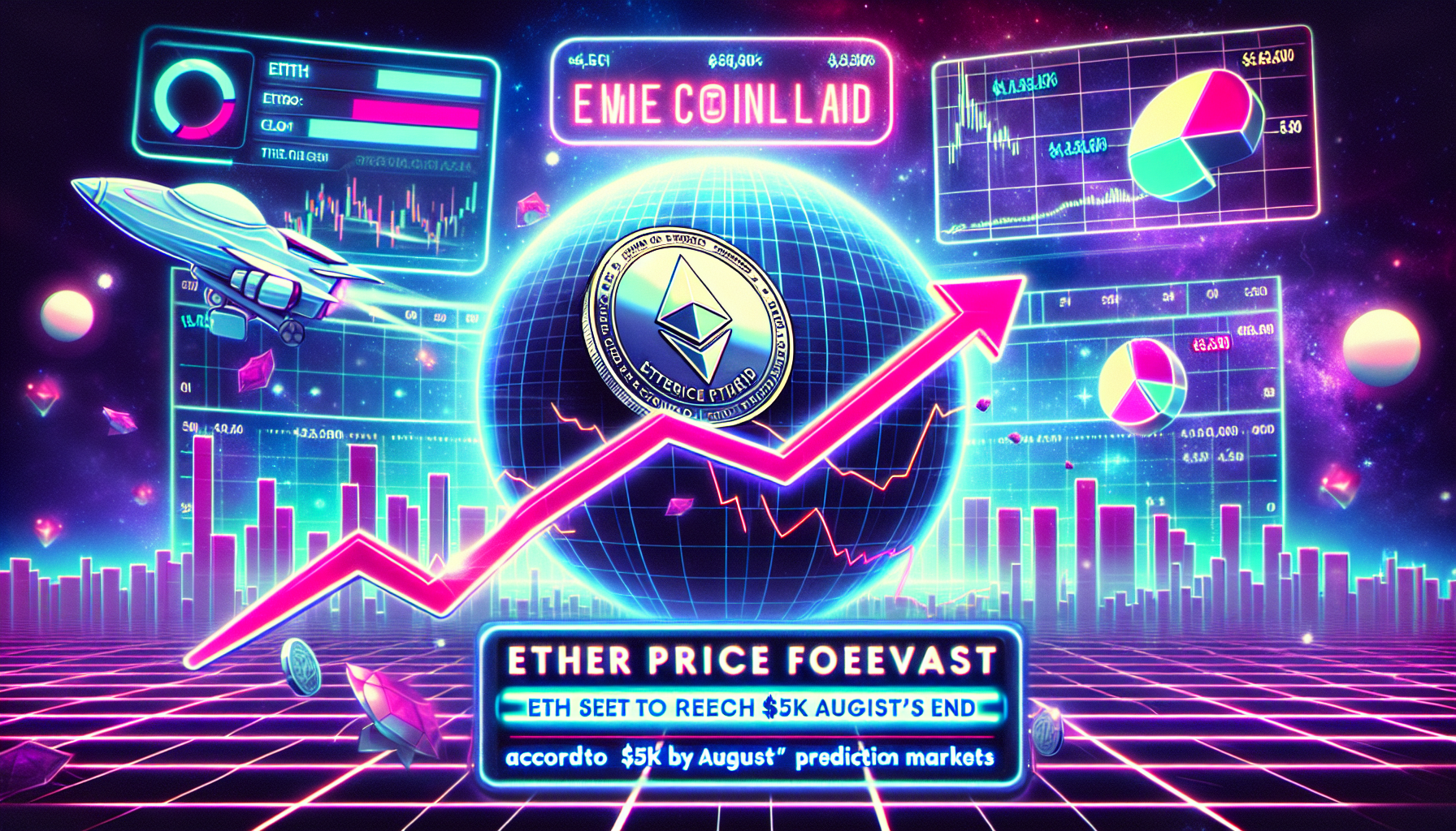 Ether price forecast: ETH set to reach $5K by August's end according to prediction markets