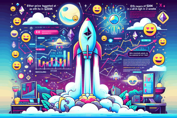 Ether Price Targeted at $20K as ETH Nears All-Time High in 1-2 Weeks