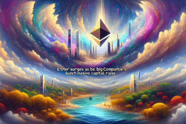 Ether surges as big companies launch massive capital raises