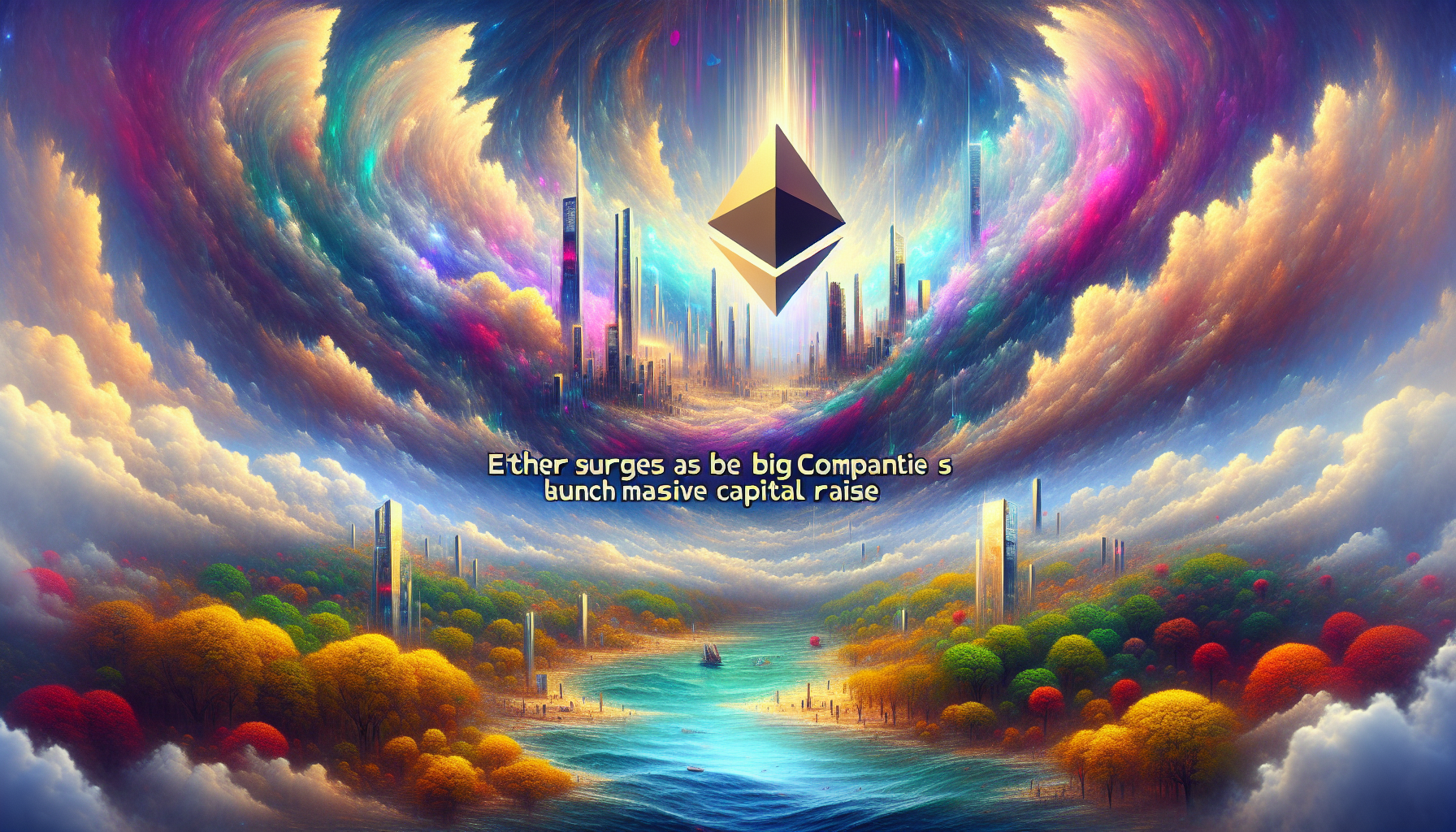 Ether surges as big companies launch massive capital raises