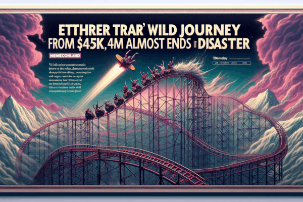 Ether trader's wild journey from $125K to $43M almost ends in disaster