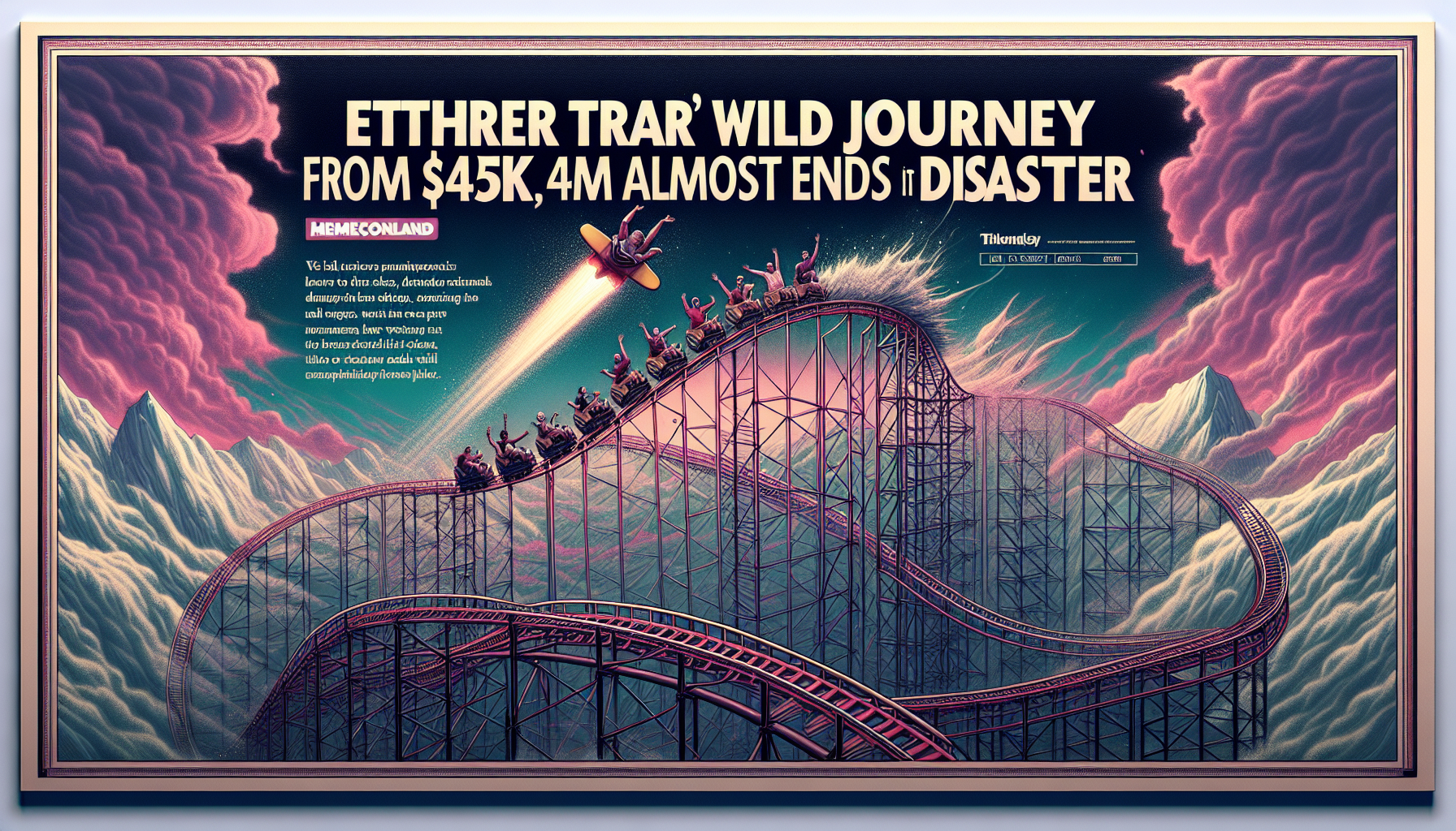 Ether trader's wild journey from $125K to $43M almost ends in disaster