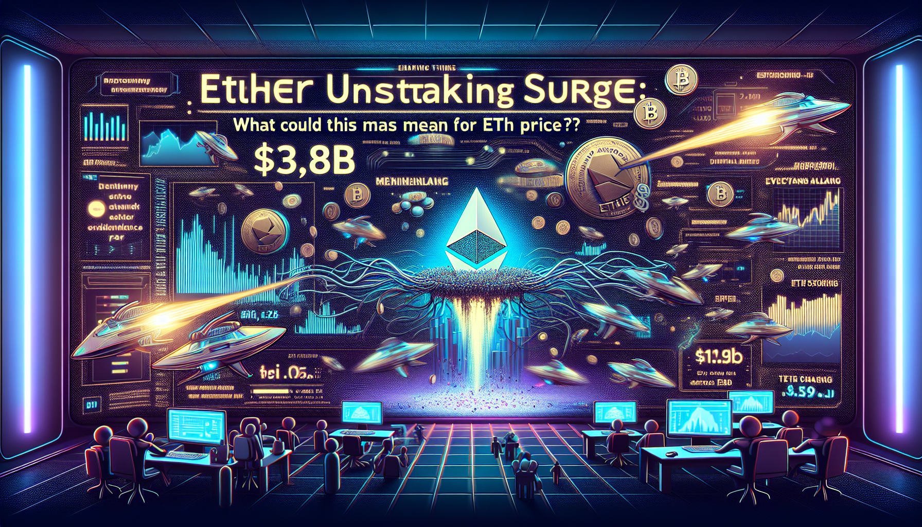 Ether unstaking surge: $3.8B in line - what could this mean for ETH price?