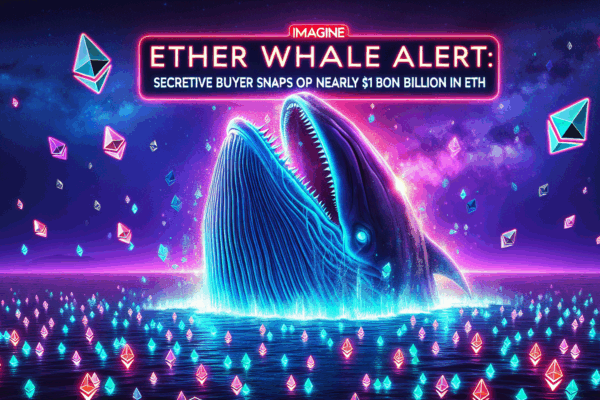 Ether Whale Alert: Secretive Buyer Snaps Up Nearly $1 Billion in ETH