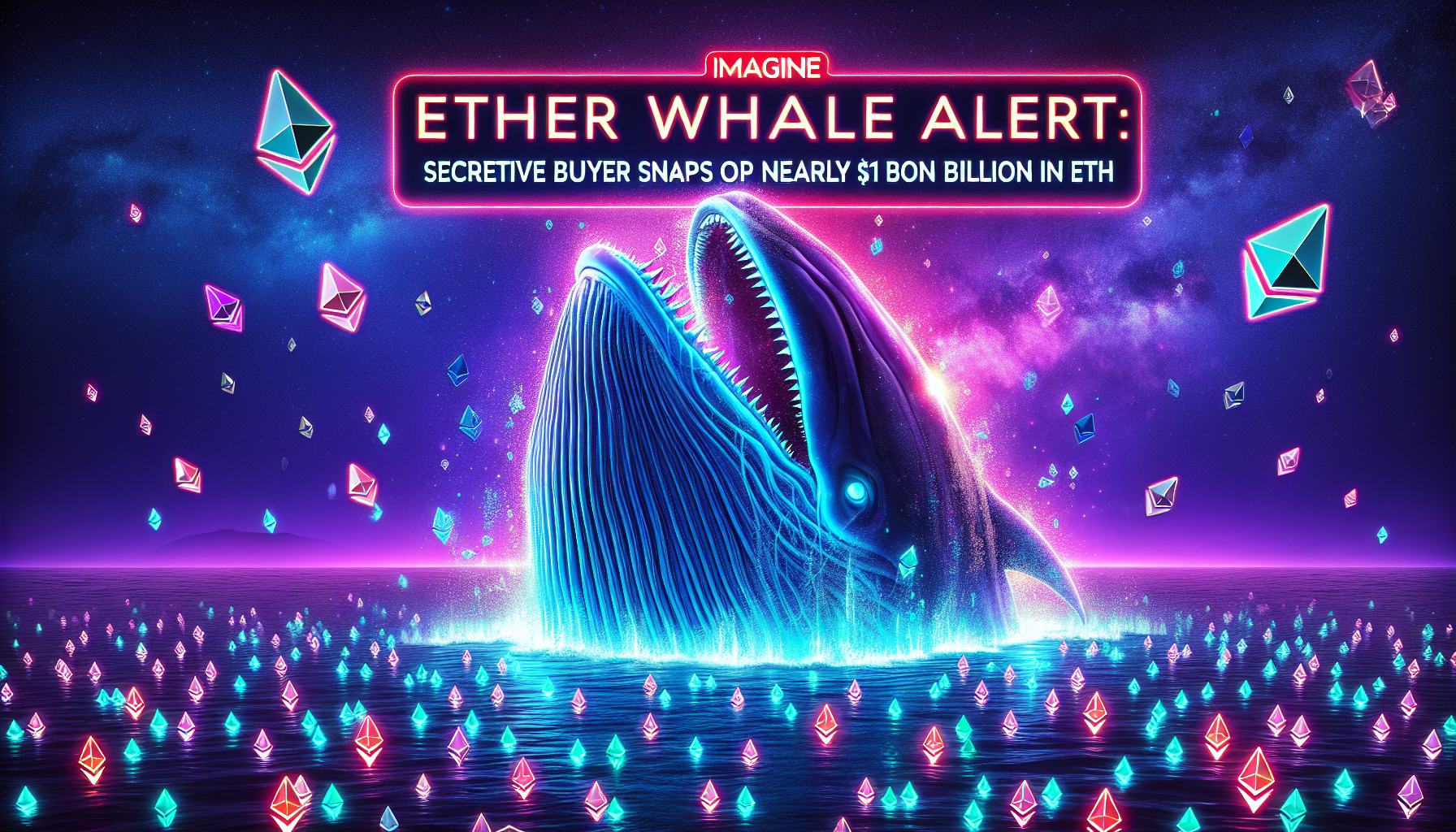 Ether Whale Alert: Secretive Buyer Snaps Up Nearly $1 Billion in ETH