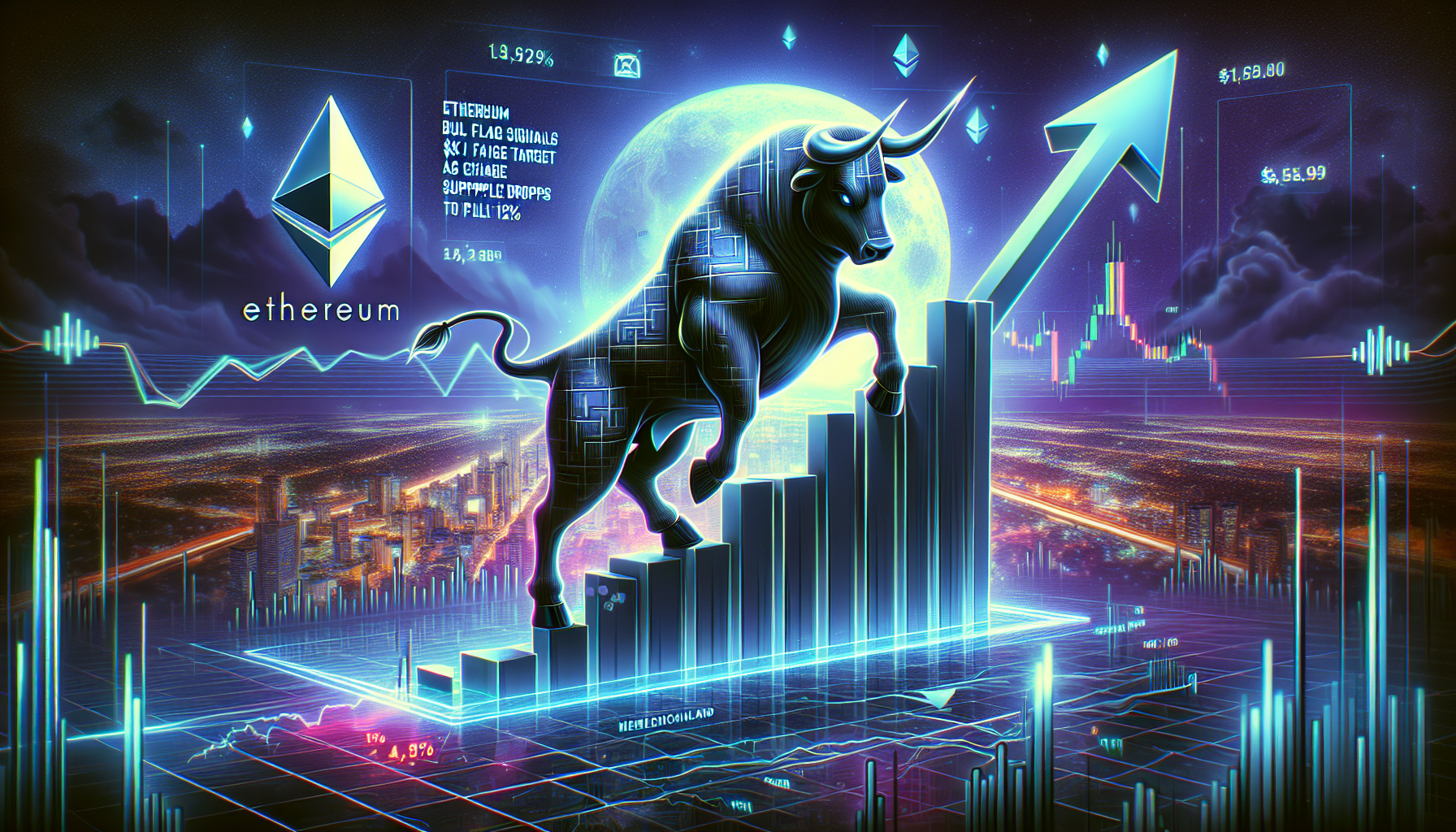 Ethereum Bull Flag Signals $6K Target as Exchange Supply Drops to 12%