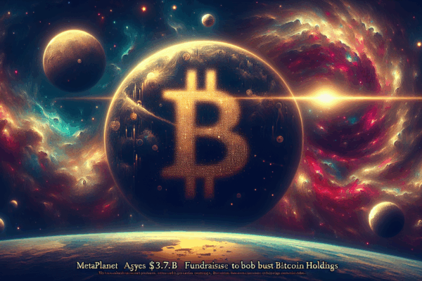 Metaplanet Eyes $3.7B Fundraise to Boost Bitcoin Holdings