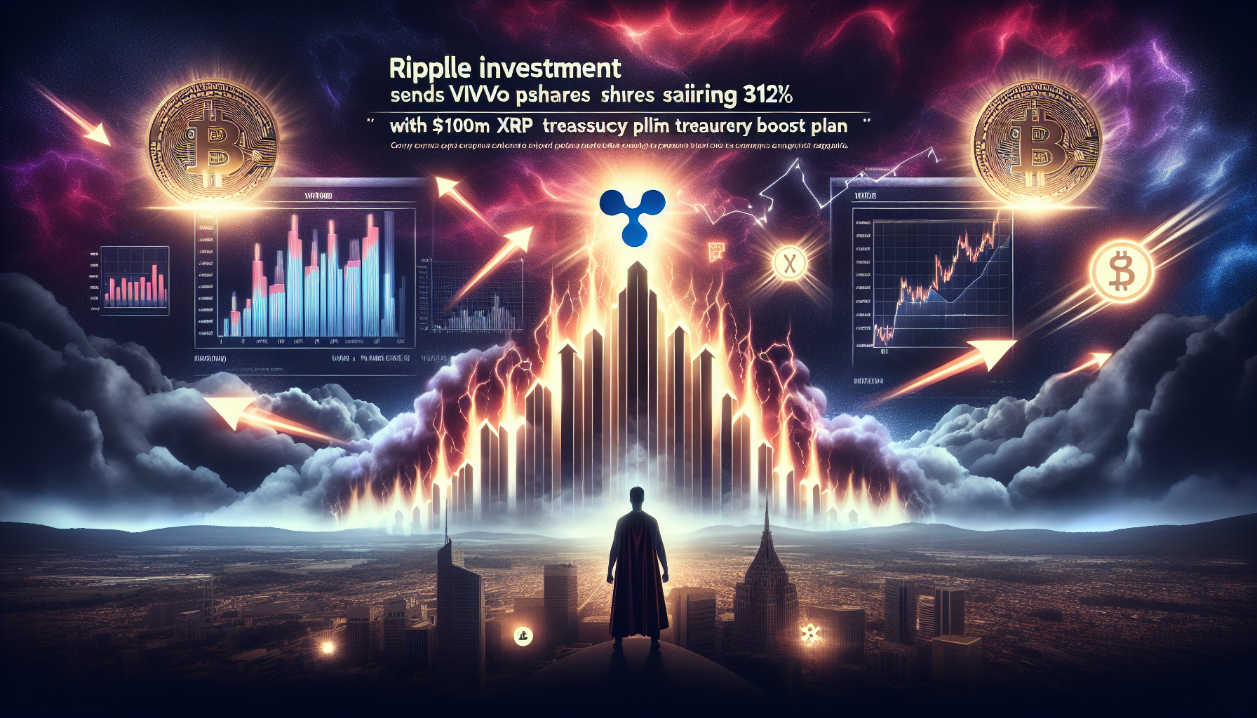 Ripple investment sends VivoPower shares soaring 32% with $100M XRP treasury boost plan