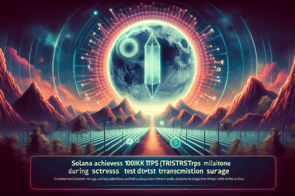 Solana Achieves 100K TPS Milestone During Stress Test Transaction Surge